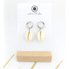 BOUCLES D'OREILLES MINI CREOLES ACIER CAURI