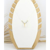 COLLIER  CAURI MIYUKI BLANC ET DORE