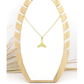 COLLIER QUEUE DE BALEINE TEXTUREE