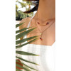 COLLIER DOUBLE COCOTIER AMBRE