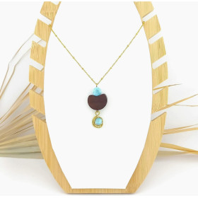 COLLIER LARIMAR 10.5mm & 7.5mm