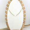 COLLIER COQUILLAGE ET CHAINE GOUTTES BLANCHES