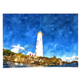 CARTE AQUARELLE "LE PHARE"