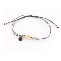 BRACELET CORDON CAURI  PERLES