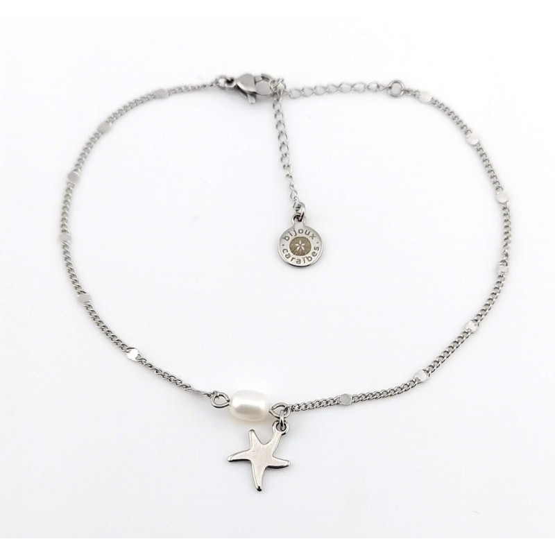 Acheter Bracelets de cheville avec pendentif étoile de mer pour femmes